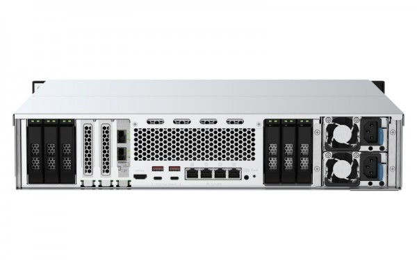 QNAP TS-h3088XU-RP-W1270-64G 30-Bay 60TB Bundle mit 15x 4TB Samsung SSD 860 Pro