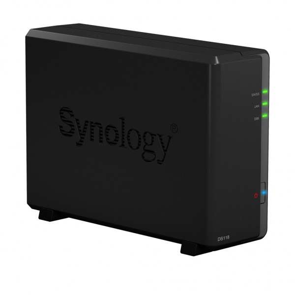 Synology DS118 1-Bay 2TB Bundle mit 1x 2TB Gold WD2005FBYZ