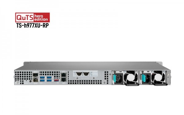 QNAP TS-h977XU-RP-3700X-32G 9-Bay 36TB Bundle mit 2x 18TB IronWolf Pro ST18000NE000