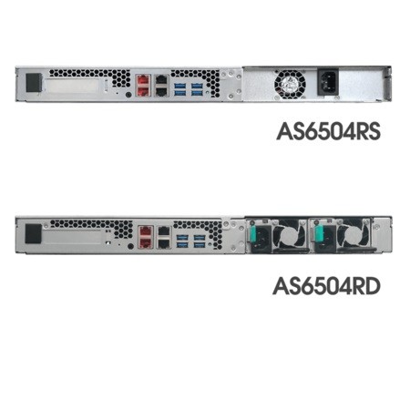 Asustor AS6504RD 4-Bay 60TB Bundle mit 3x 20TB IronWolf Pro ST20000NE000