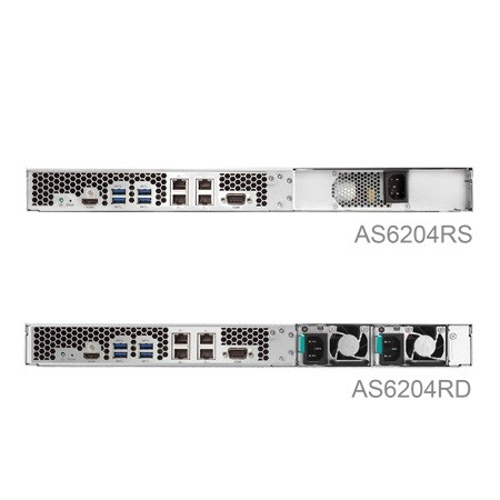Asustor AS6204RS 4-Bay 80TB Bundle mit 4x 20TB IronWolf Pro ST20000NE000