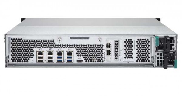 QNAP TS-EC1280U-i3-4GE-R2 12-Bay NAS 12TB Bundle mit 6x 2TB WD2002FFSX Red Pro