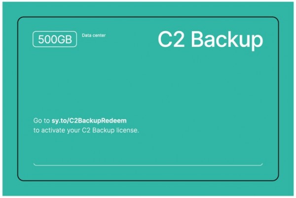 Synology C2 Backuplizenz (EU) 500GB 1 Jahr
