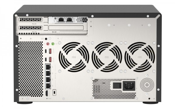 QNAP TVS-h1288X-W1250-128G QNAP RAM 12-Bay 64TB Bundle mit 4x 16TB IronWolf Pro ST16000NE000